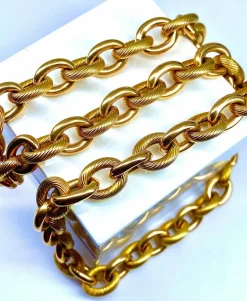 Collier mailles ovales