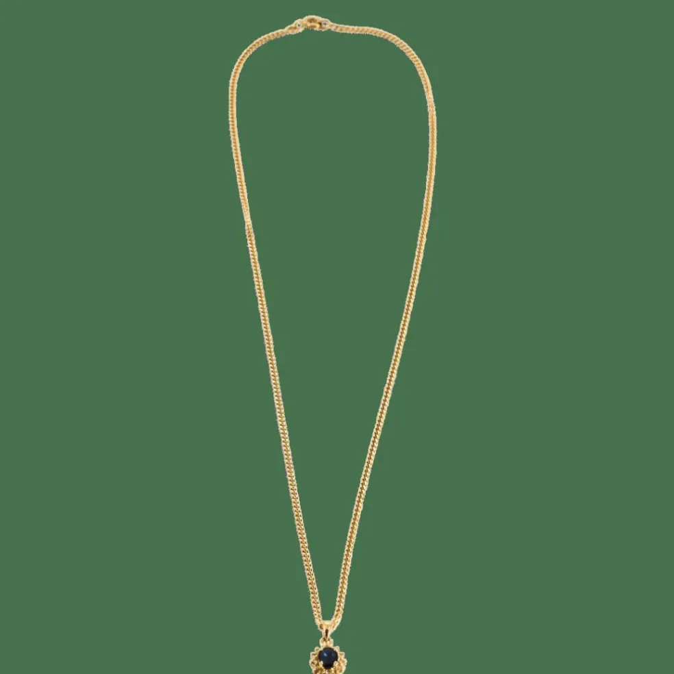 COLLIER "MARGUERITE" DIAMANTS & SAPHIRS