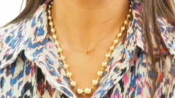 Collier Marseillais Boules Or Jaune