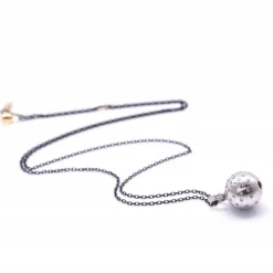 Collier MIMI 2 Ors Argent Diamants