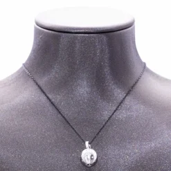 Collier MIMI 2 Ors Argent Diamants