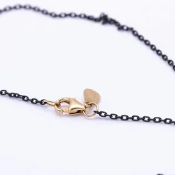 Collier MIMI 2 Ors Argent Diamants