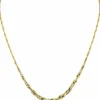 COLLIER MODERNE MAILLE FANTAISIE