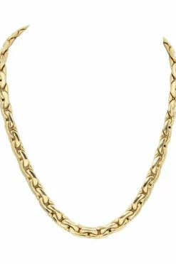 COLLIER MODERNE MAILLE HARICOT