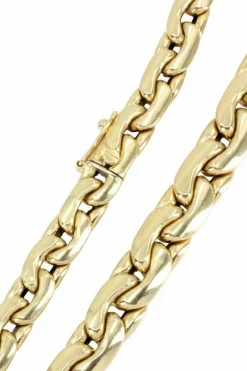 COLLIER MODERNE MAILLE HARICOT