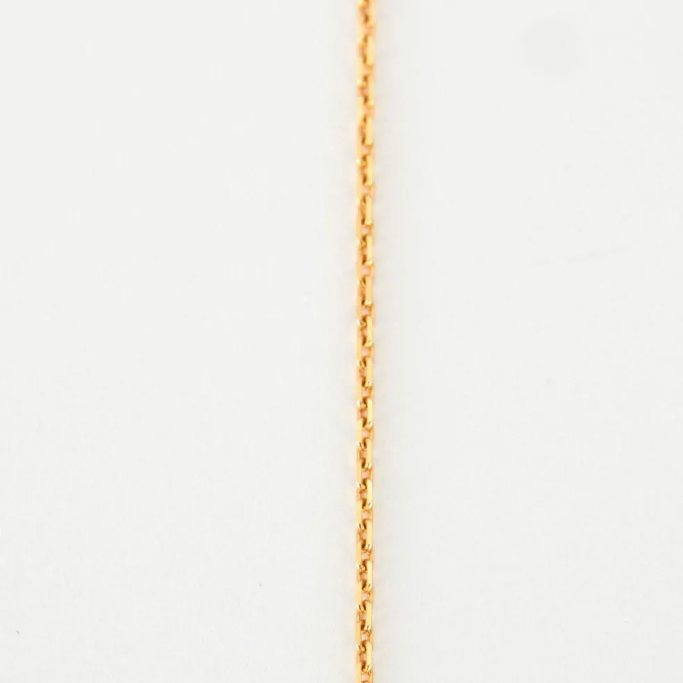 Collier motif diamant Or jaune