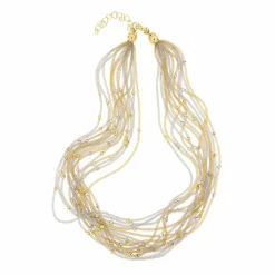 Collier multi-rangs 2 ors