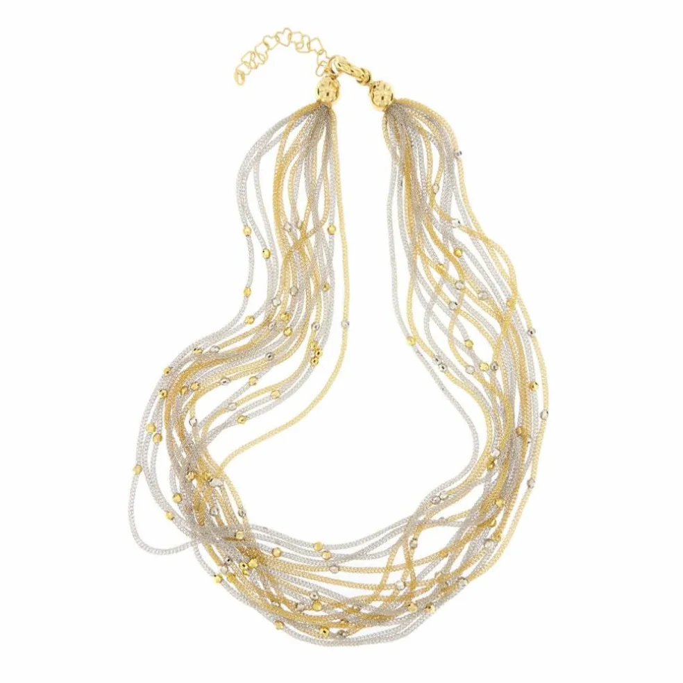 Collier multi-rangs 2 ors