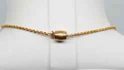 Collier Napoléon III en or jaune et émail