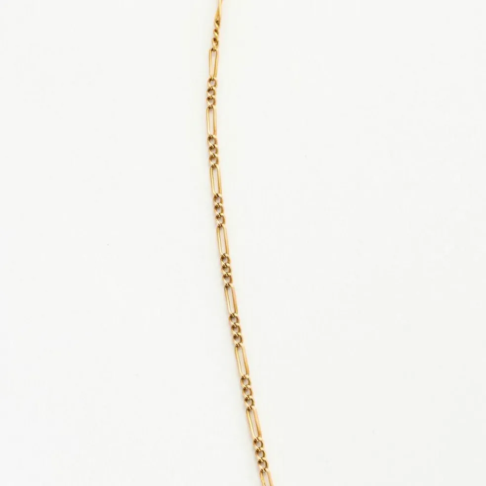 Collier négligé corail diamants or rose
