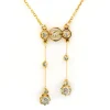 Collier négligé diamants