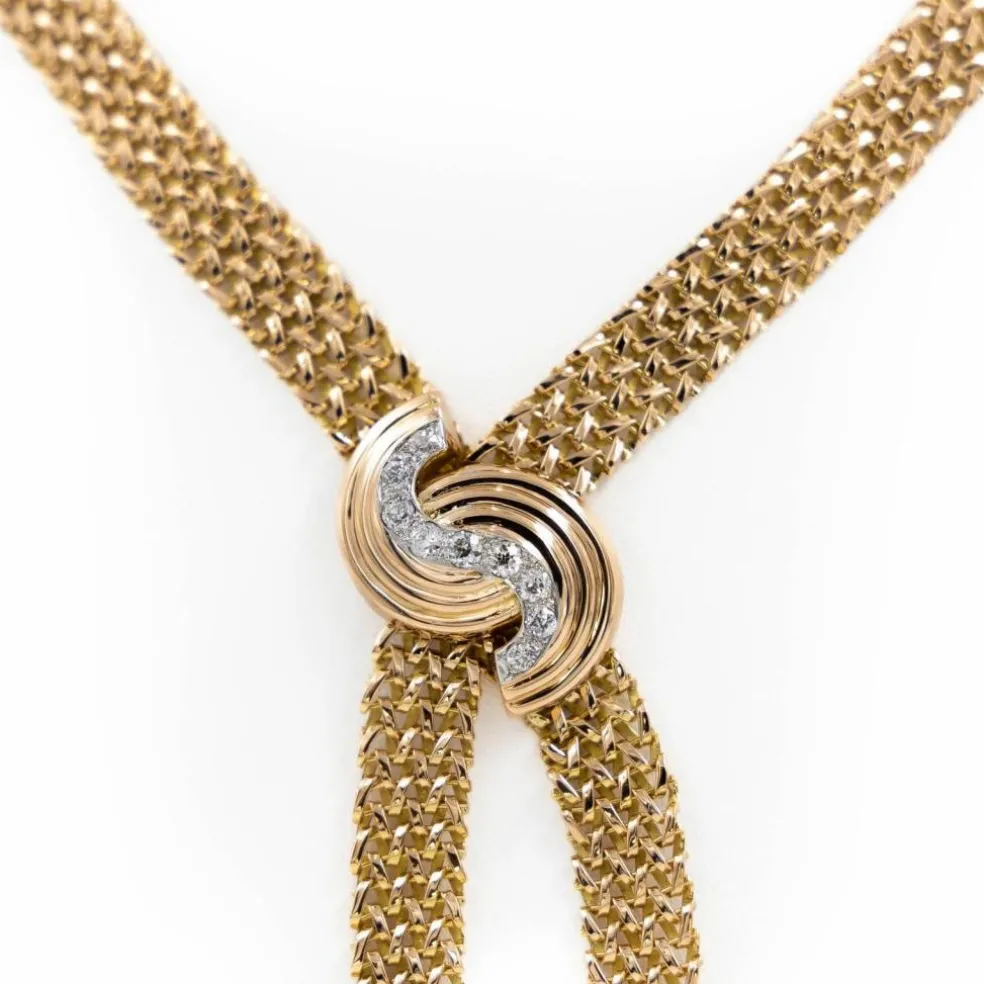 Collier Négligé Or jaune Diamant
