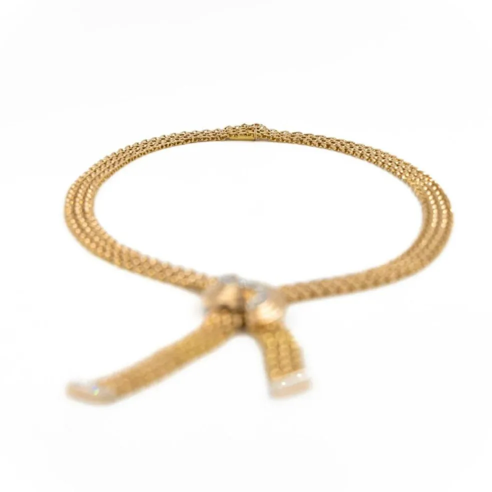 Collier Négligé Or jaune Diamant