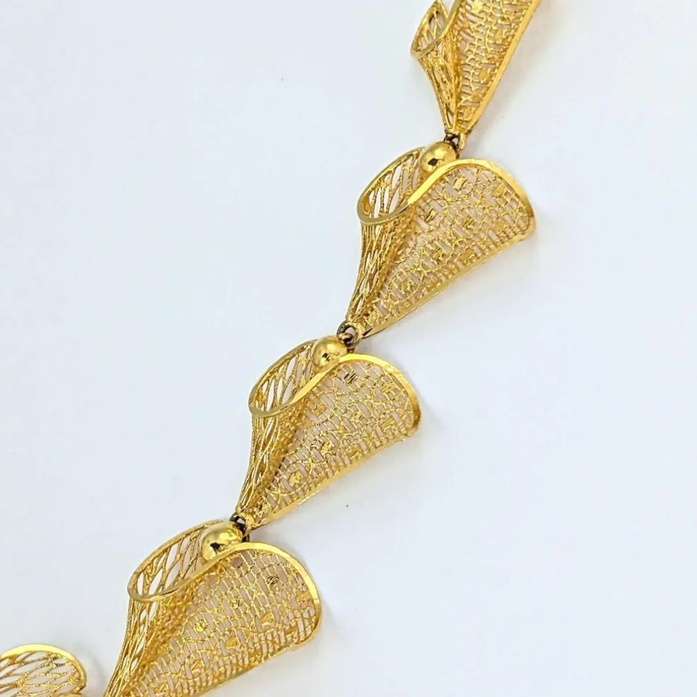 Collier nœuds en or jaune