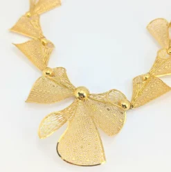 Collier nœuds en or jaune