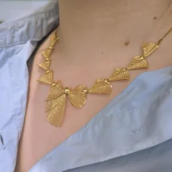 Collier nœuds en or jaune