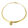 COLLIER OMEGA OR DIAMANTS PERLE