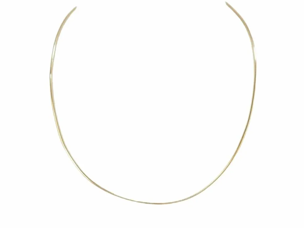 Collier Oméga en or jaune