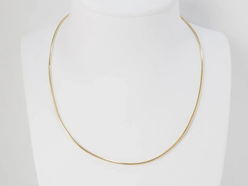 Collier Oméga en or jaune