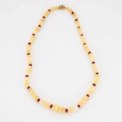 Collier Opales et Rubis