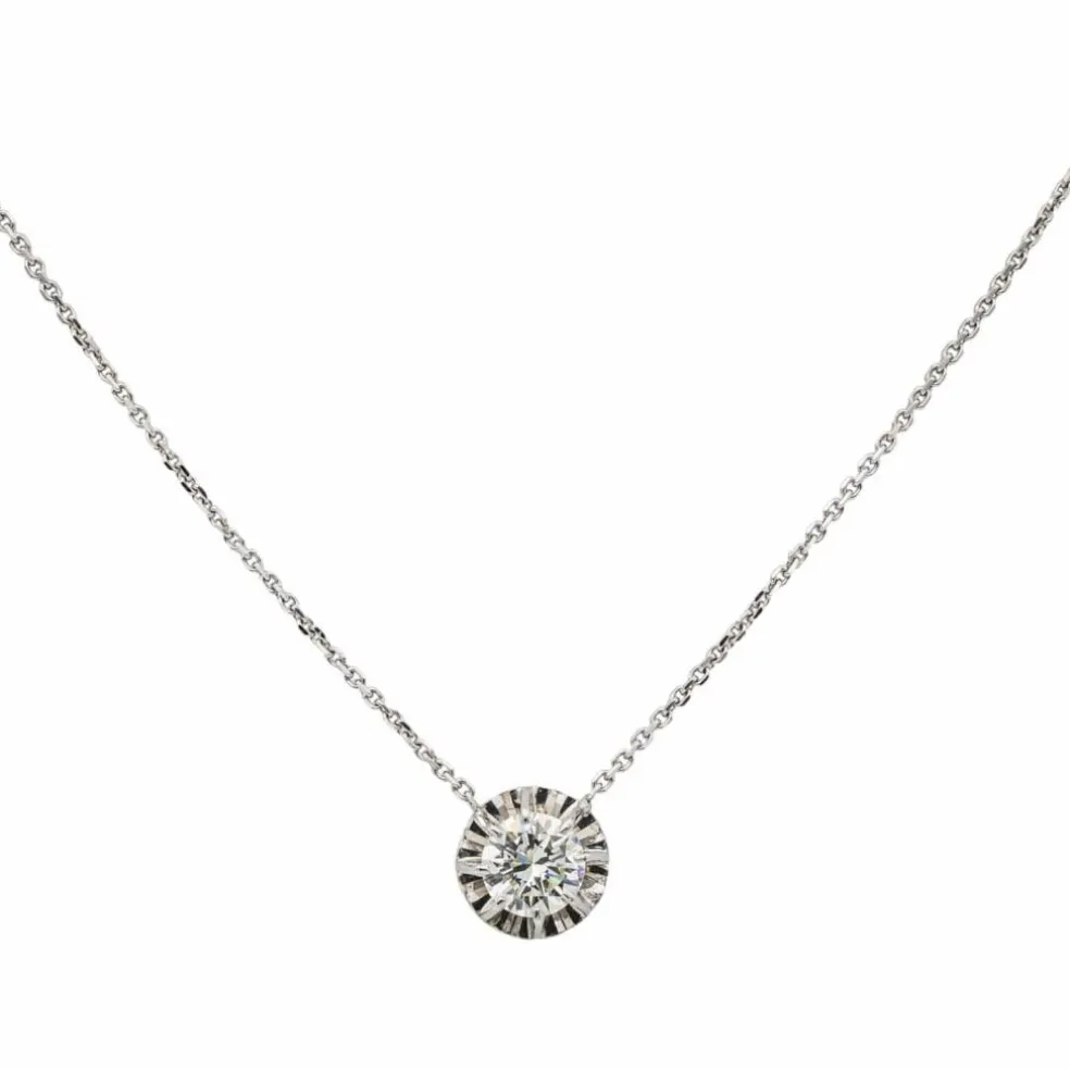 Collier Or blanc Diamant