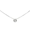 Collier Or blanc Diamant