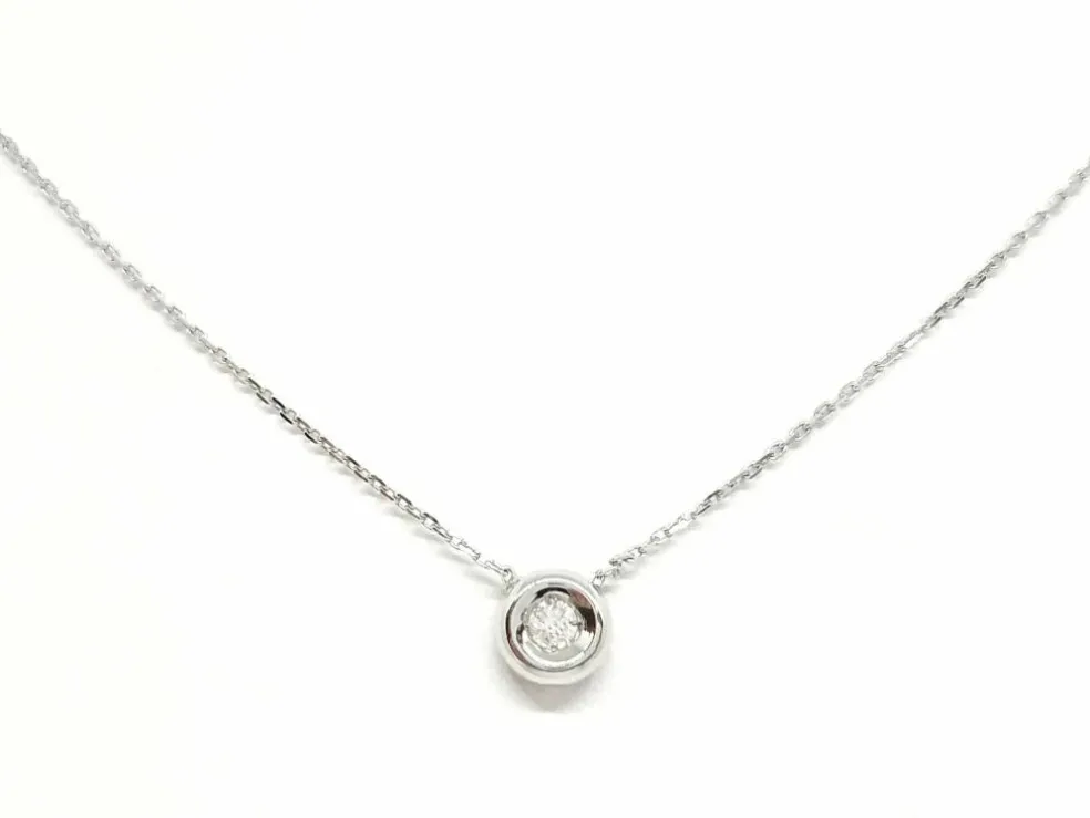 Collier Or blanc Diamant