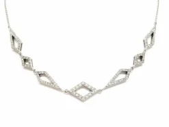 Collier Or blanc Diamant