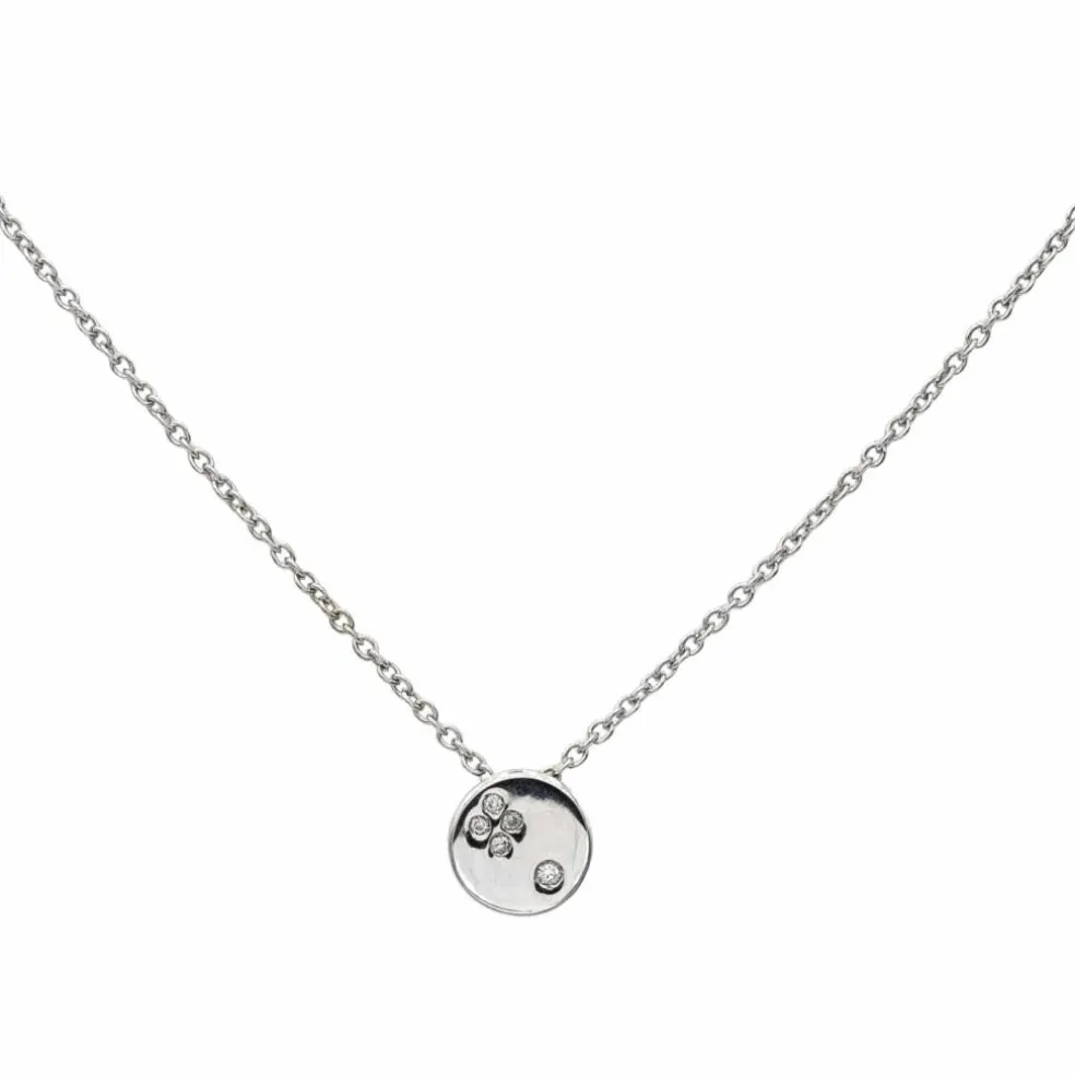 Collier Or blanc Diamant
