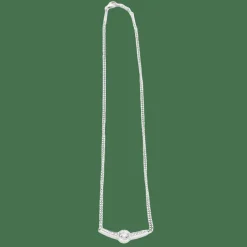 Collier or blanc diamant