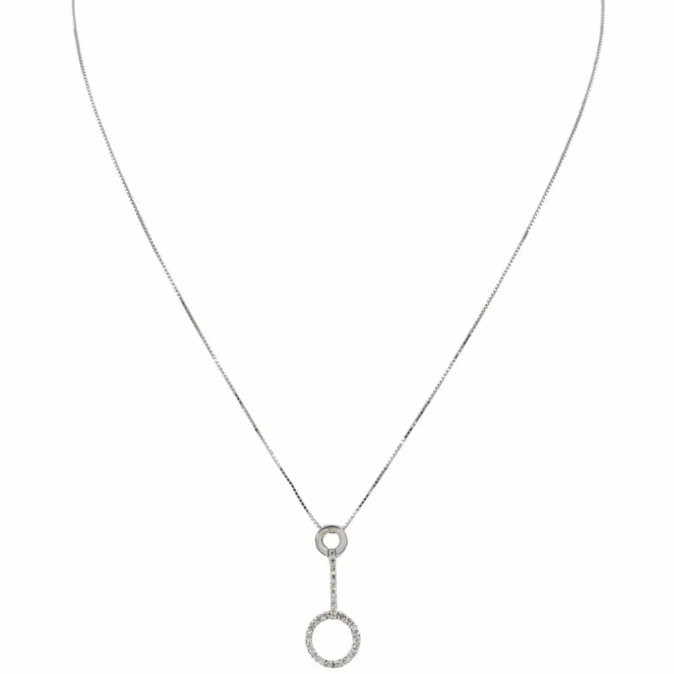 Collier Or blanc Diamant