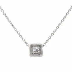 Collier Or blanc Diamant