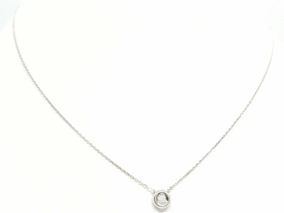 Collier Or blanc Diamant