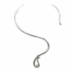 Collier or blanc diamant