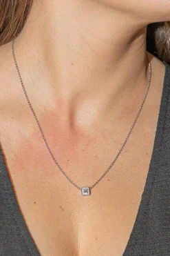 Collier Or blanc Diamant