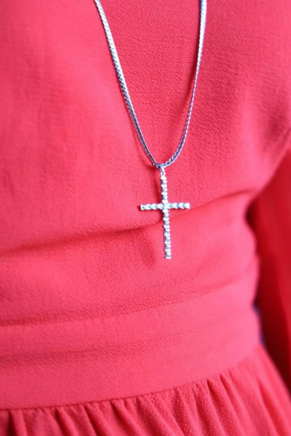 Collier Or blanc Diamant