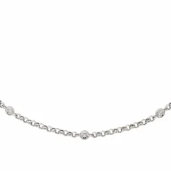 Collier Or blanc Diamant