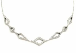 Collier Or blanc Diamant