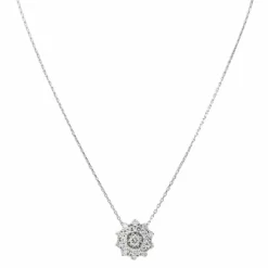 Collier Or blanc Diamant