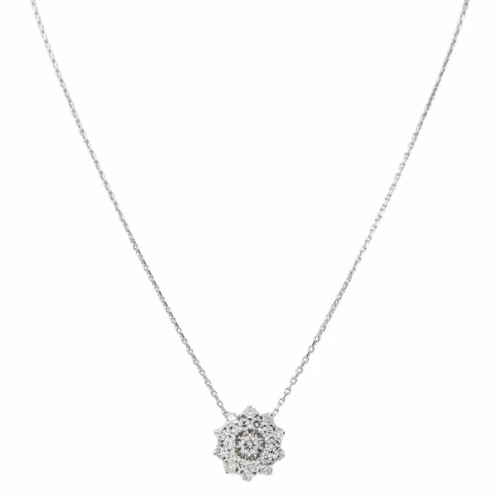 Collier Or blanc Diamant