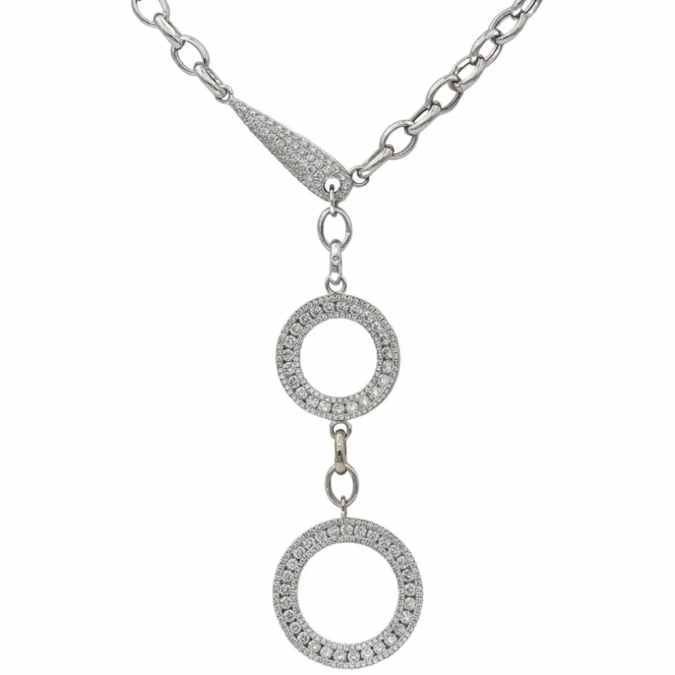 Collier Or blanc Diamant