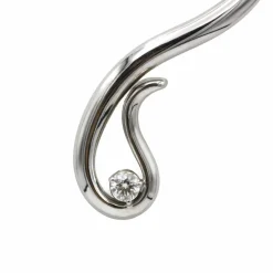 Collier or blanc diamant