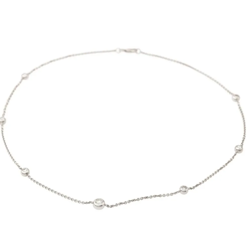Collier Or blanc Diamant
