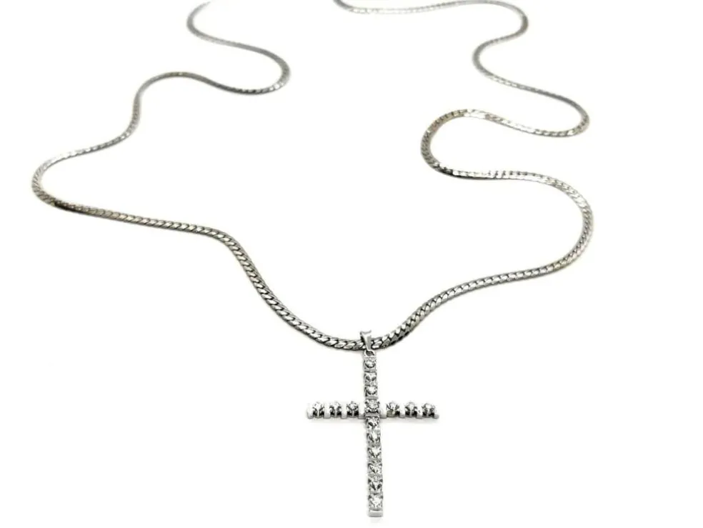 Collier Or blanc Diamant