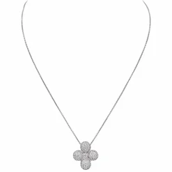 Collier Or blanc Diamant