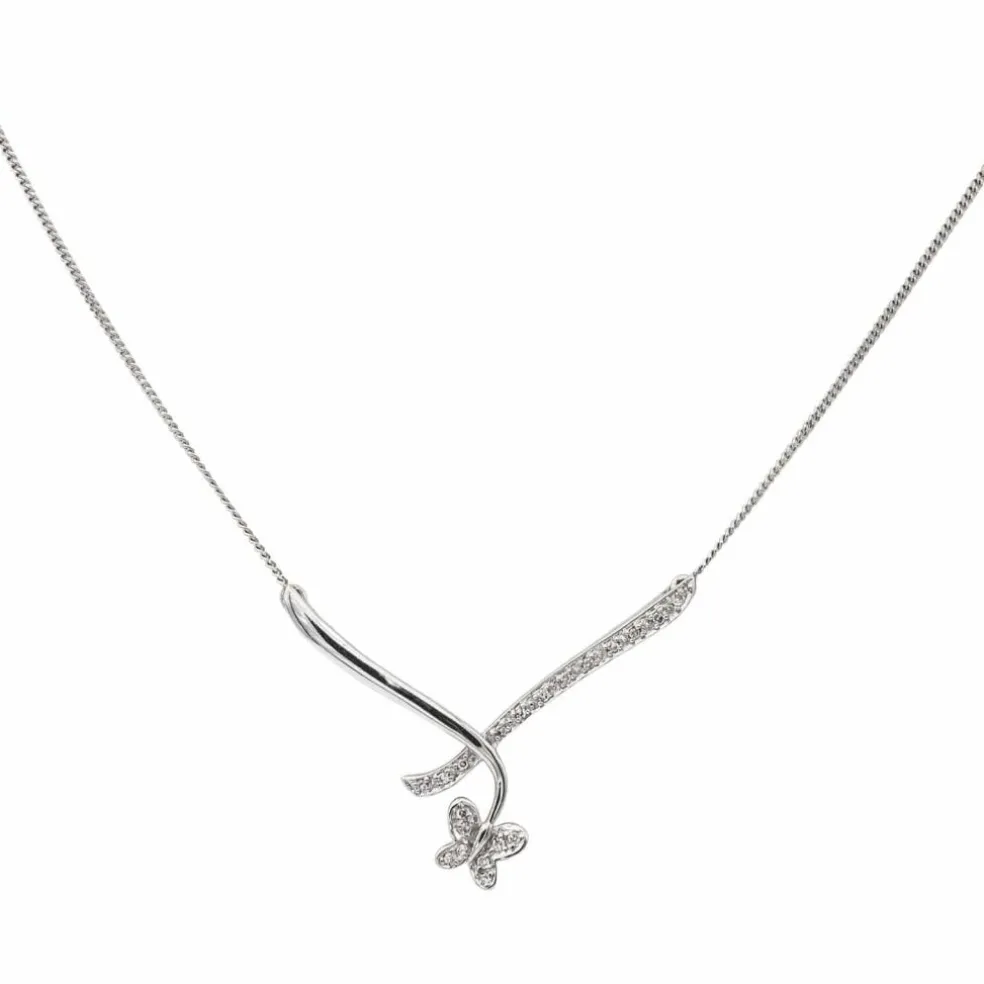 Collier Or blanc Diamant