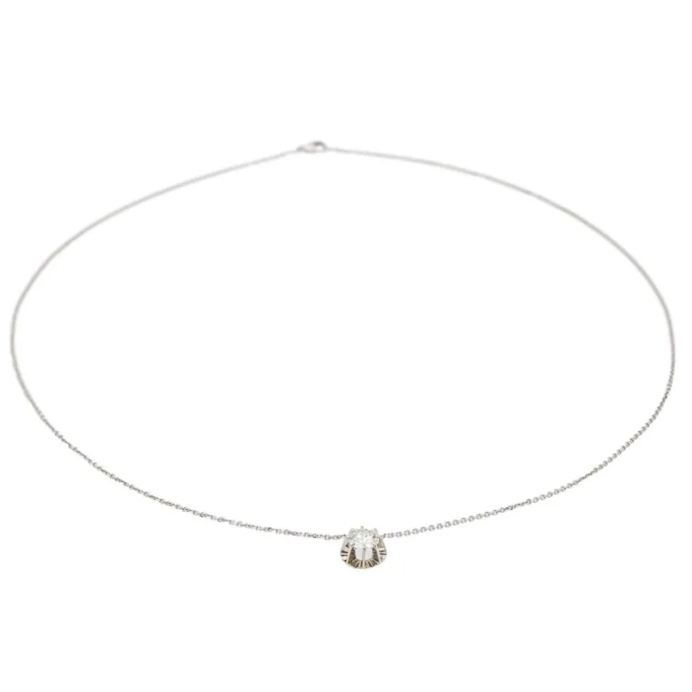 Collier Or blanc Diamant