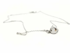 Collier Or blanc Diamant