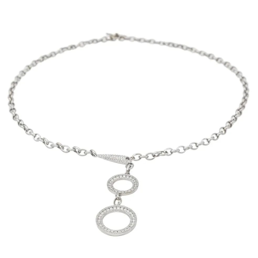 Collier Or blanc Diamant