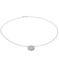 Collier Or blanc Diamant